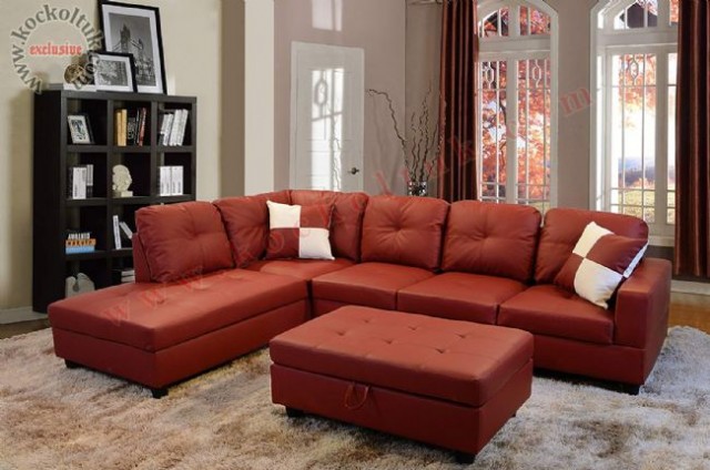 sectional l shaped sofas rot karminrot ecksofa polstermöbel