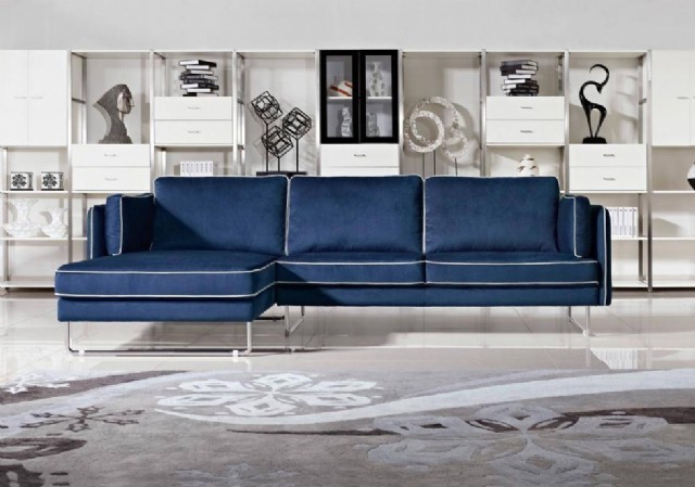 ler blue modern sectional sofas mavi köşe koltuk takımları