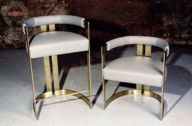sandalyeler metal detaylı sandalye metal bar sanda
