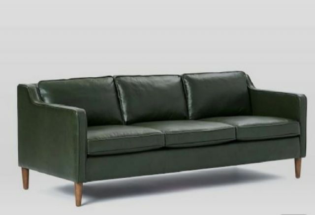 modern deri kanepe deri koltuk tasarımları yeşil