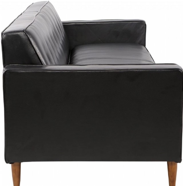 modern deri kanepe modelleri siyah renk deri kolt