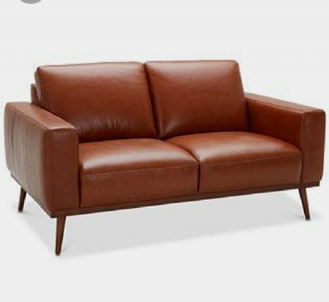 Modern Deri Koltuk Ofis Alanları Güzellik Salonları Kişiye Özel Gerçek Deri Renk Seçeneği Uygulaması