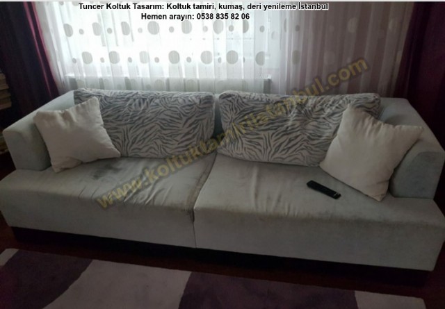 Modern Koltuk Takım Salon Takımı Kumaş Renk Değişimi Ataşehir Kamil By