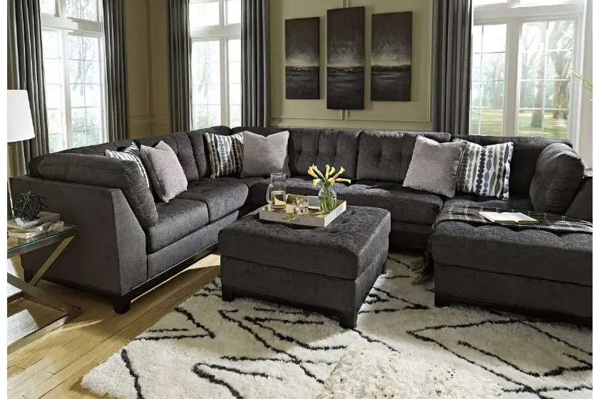 Amerikan Tarzı U Ve L Şeklinde Köşe Koltuk Modelleri Özel Üretim Çok Rahat Baykoç Mobilya