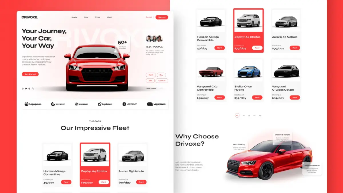 Araç Kiralama Websitesi Firmaya Özel Kodlama Rent A Car Sitesi Yaptır