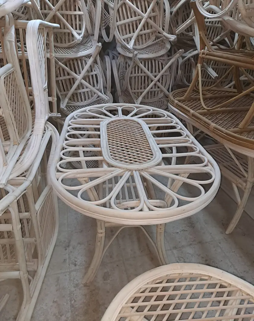 Bambu Masa Sandalye Doğal Bambu Ahşap Masa Sandalye İmalattan Satış