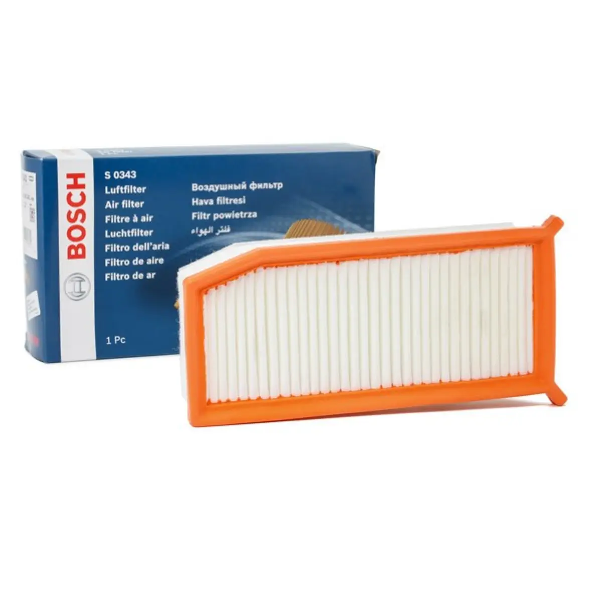 Bosch Hava Filtresi F 026 400 343 - Renault Clio 4 - 272 Mm Filtre Kartuşu