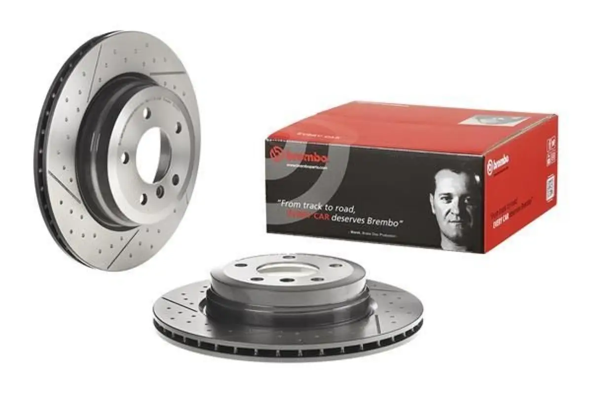 Brembo Prime Fren Diski - Bmw 1-3 Serisi - 324x22mm İçten Havalandırmalı Oluklu  Delikli