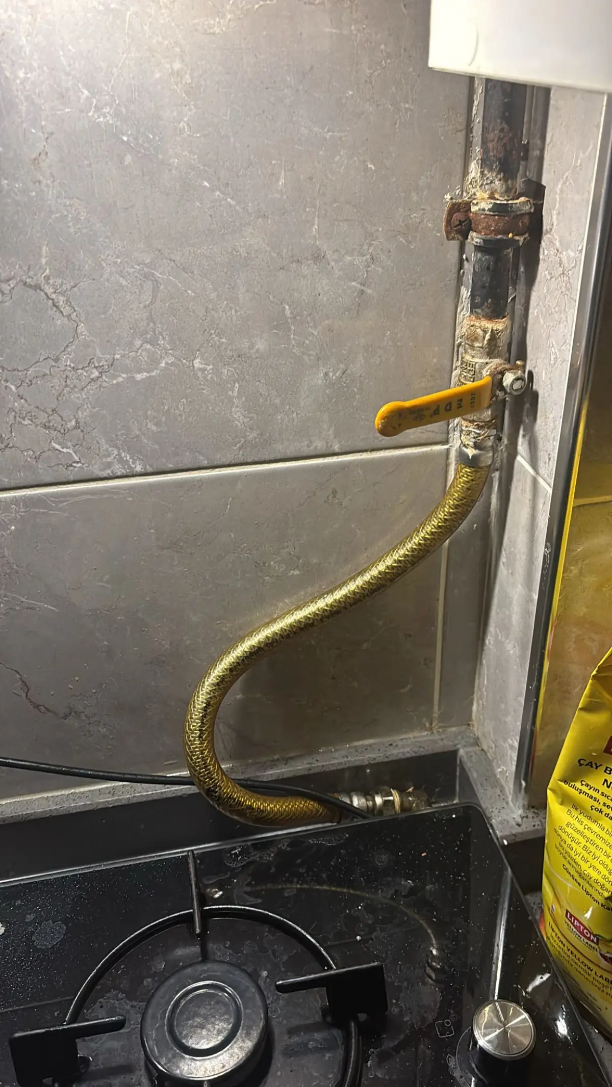 Doğalgaz Ocak Fileks Değişim İşleri Gaz Kaçıran Fileks  Değişim İşleri