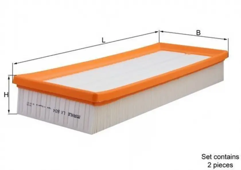 Hava Filtresi Renault Clio 3 - 355 Mm Filtre Kartuşu Mahle Air Filter