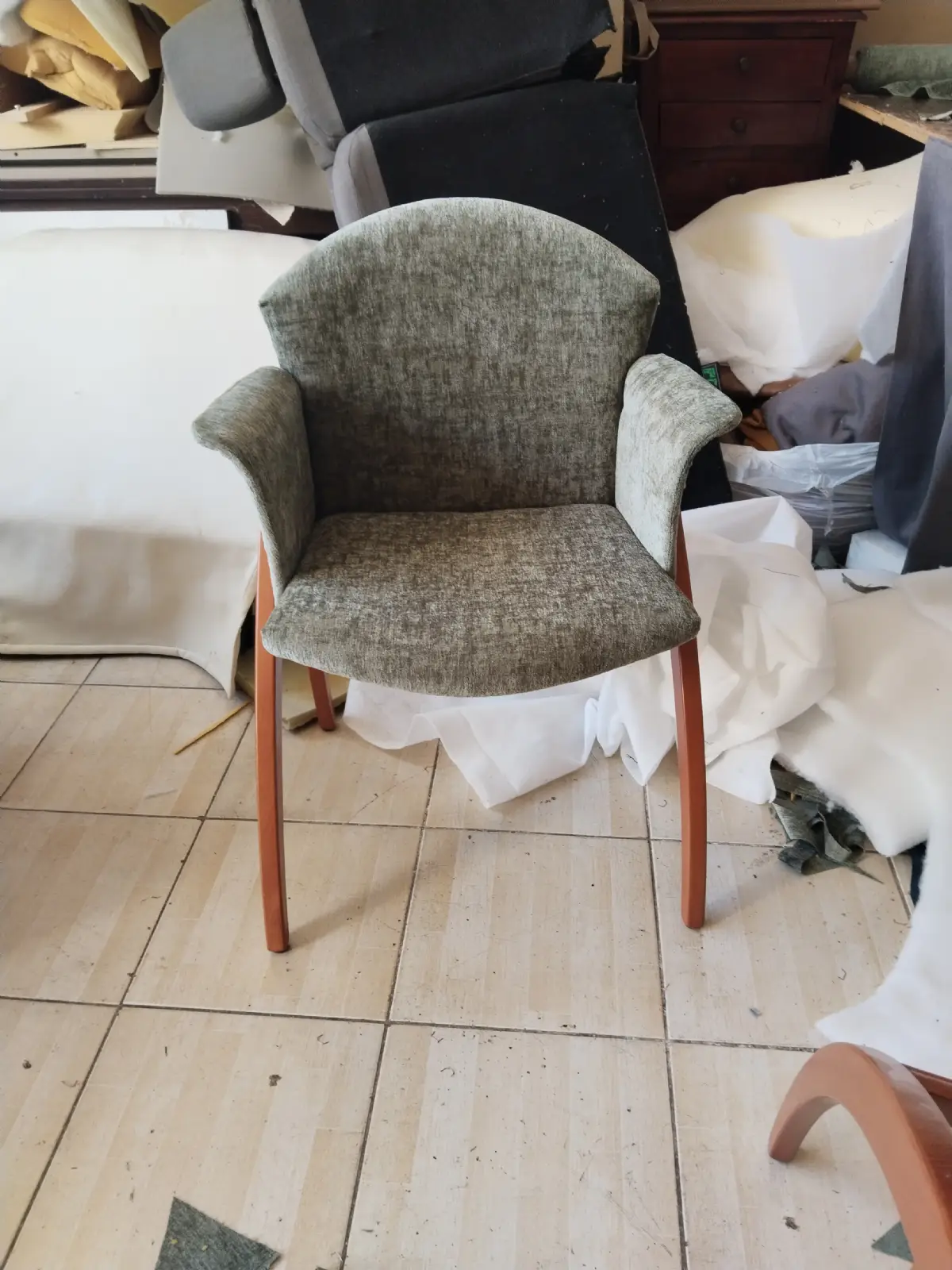 İtalyan Caligaris Sandalye Kaplama Sünger ve Kumaş Değişimi ve Tadilat
