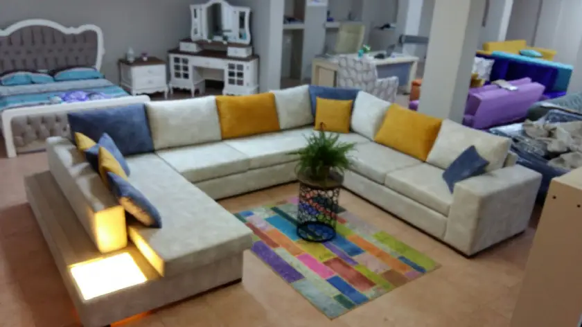 Koltuk Döşeme Özel Ölçü Üretim Köşe Koltuk İmalatı Her Renk Kumaş Seçenekleri İle