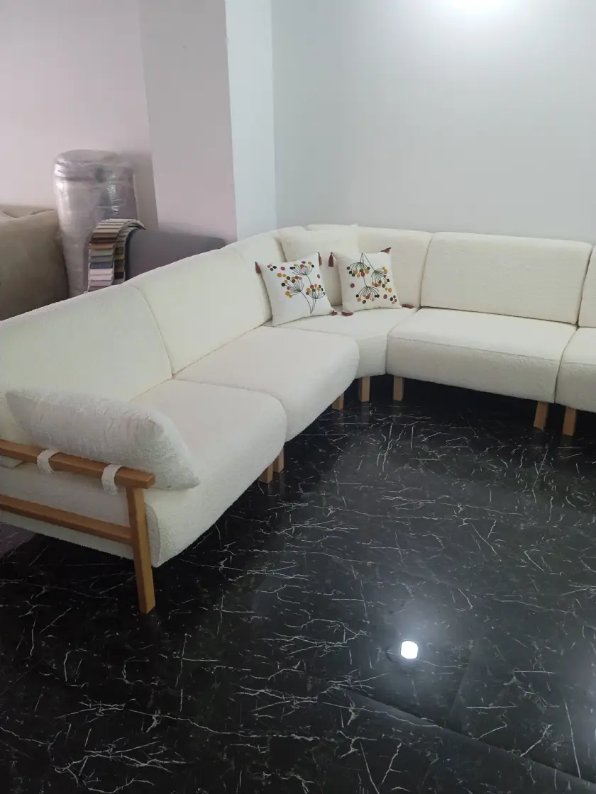 Köşe Koltuk Takımı Modern Tasarım Silinebilir Kumaş Üretimden En İyi Kalite Uygun Fiyat