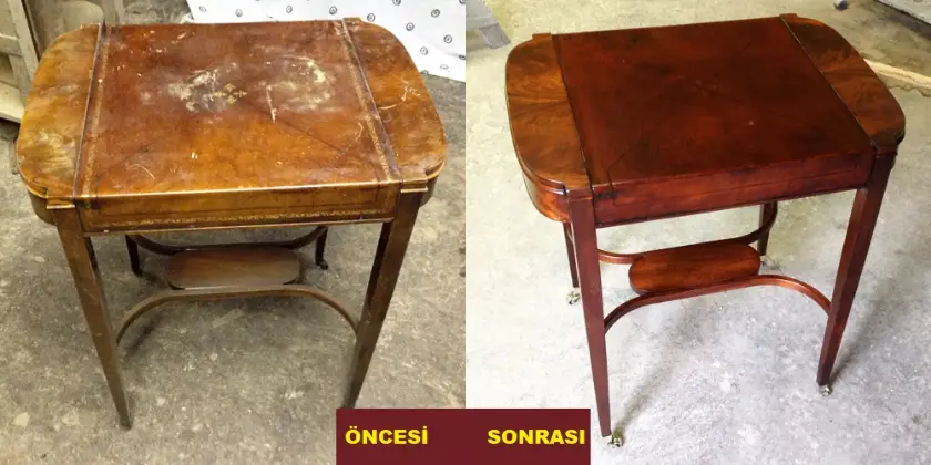 Mobilya Cila Boya Değişimi Tamirat Ahşap Mobilya Yenileme Mobilya Boyama