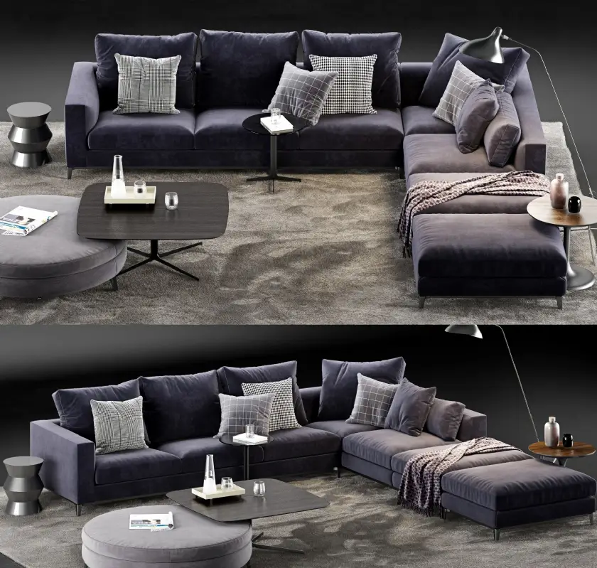 Modern Köşe Koltuk  Lüks Kadife  Hakiki Deri Özel Tasarım Modeller