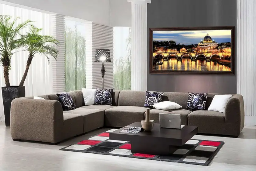 Modern Köşe Koltuk Takımı Özel Ölçü Üretim Her Renk Kumaş Exclusive Tasarım Konforu