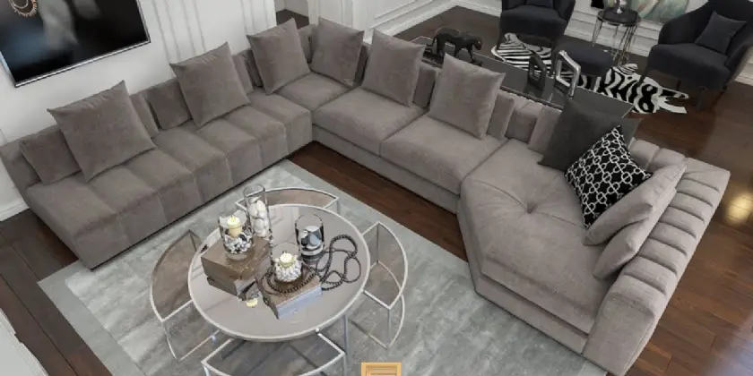 Modern Lüks Oturma Odası Koltuk Takımı Özel Üretim Oturma Grupları Salon Tasarımı