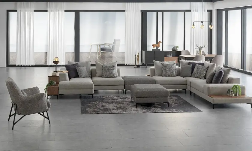 Modern Lüks Oturma Odası Koltuk Takımı Özel Üretim Oturma Grupları Salon Tasarımı