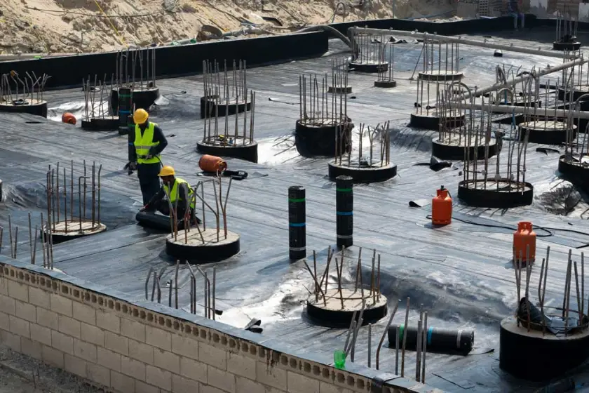 Temel İzolasyonu Su Yalıtımı Membran Su Yalıtımı Ustası Su İzolasyoncusu