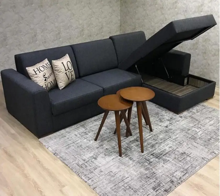 Yatak Fonksiyonlu Modern Köşe Koltuk Özel Üretim Baykoç Mobilya