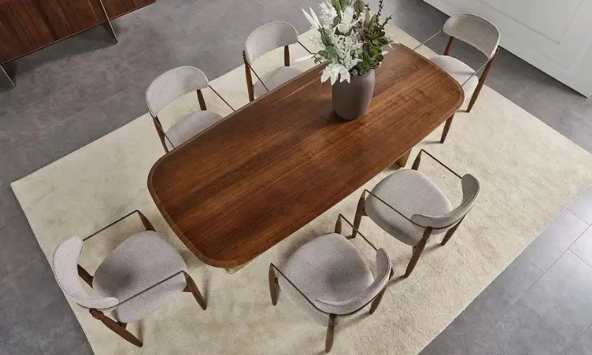 Yemek Odası Mobilya Takımı Masa Sandalye Modelleri Modern Lüks Tasarım Özel Üretim