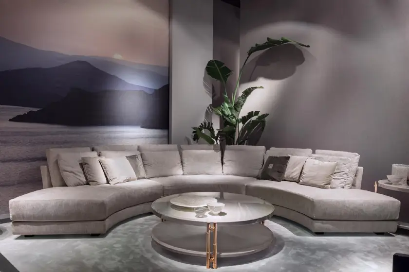 Yuvarlak C Şeklinde Koltuk Modeli Özel Ölçü Üretim Her Renk Salonlarınıza Konfor Katın